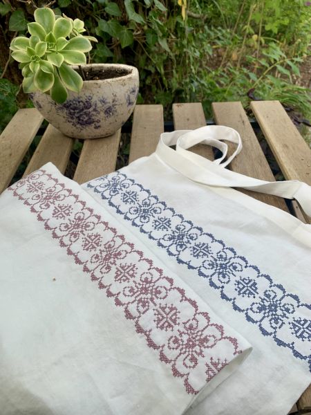Tragetasche/Beutel Stickborte