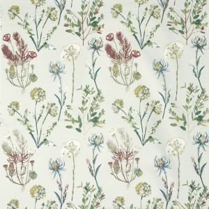 Meterware Blumenwiese petrol